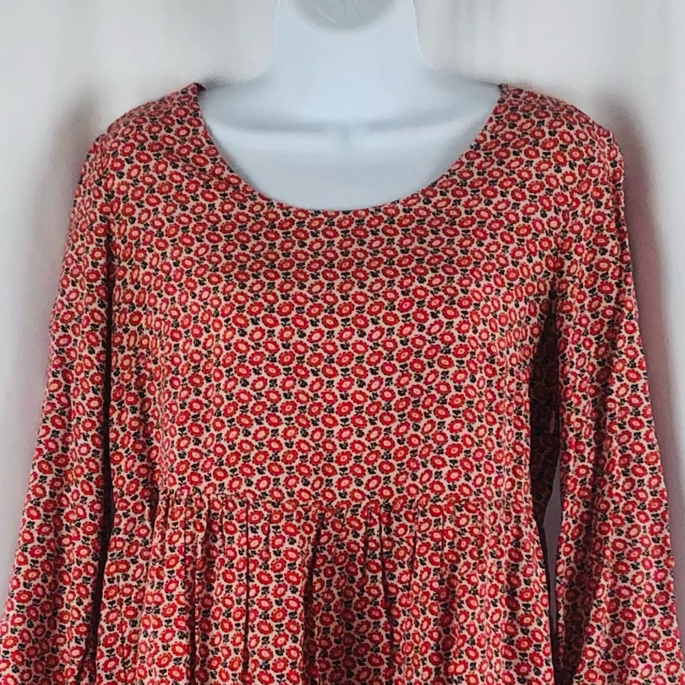 Old Navy Rayon floral high waisted long sleeve mini dress MP & S - Picture 2 of 16